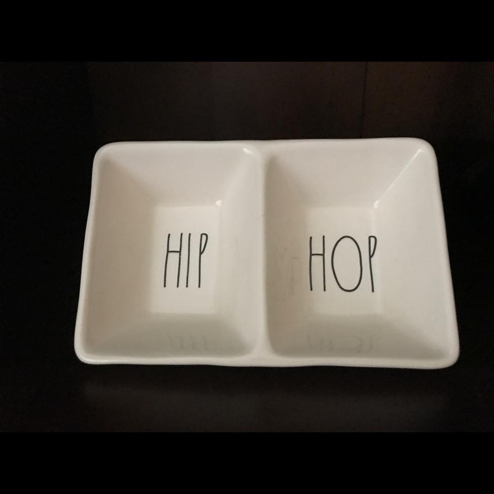Rae Dunn divided Dish tray hip hop